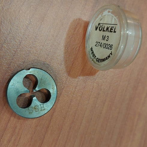 Metric Thread Die M 3 HSS, 27426